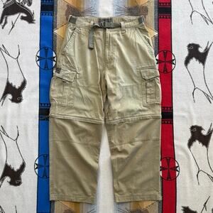 Vintage Y2K Abercrombie & Fitch Paratrooper Cargo Pants Men's Large Convertible